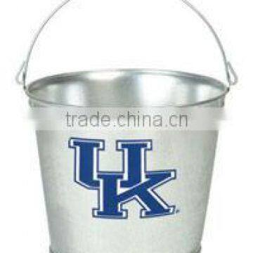 Beer Tin Galvanized Metal Bucket Pail