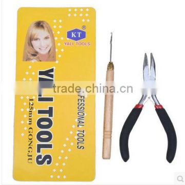 hair beading tool kit hair bead kits hair plier and hair extension hook