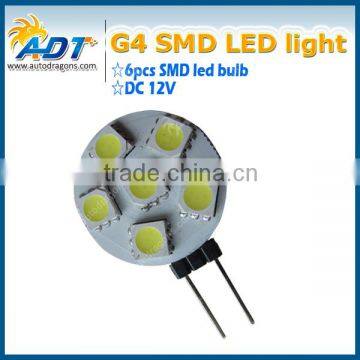 2013 New Product g4 SMD Led Marine Light 6 Leds Spot Light g4 Led Bulb Light Led