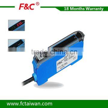 F&C Most Competitive Price Digital Display Fiber Optic Sensor Amplifier
