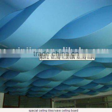 special ceiling tiles/wave ceiling board