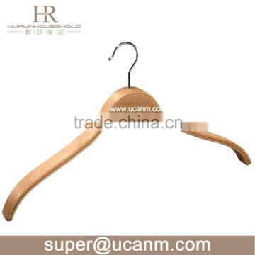 HRL-8600N playwood wooden coat dress hanger for clothes