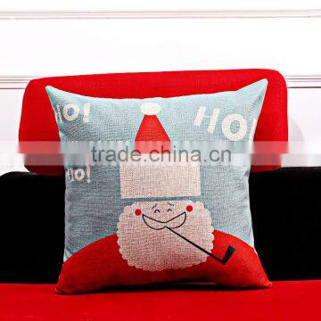 2016 Newest Design Linen Cotton Christmas Gift Cushion Cover Home Decor Bed Sofa Throw Pillow Case 17.8"x17.8"