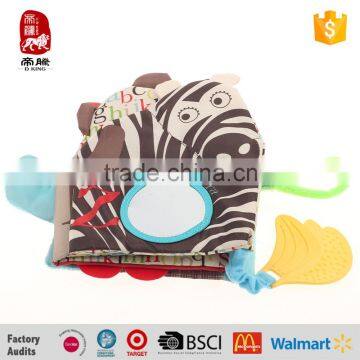 2016 Educational OEM Baby Kid Infant Play Cloth Book With Animals photo-3