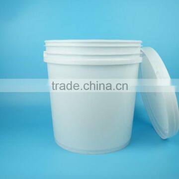 Plastic Bucket, 16L Water Drum, Paint Container With Lid and Metal Handle photo-2
