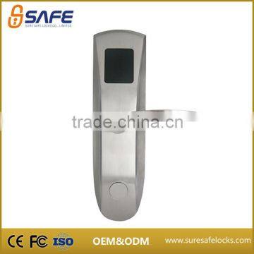 SS1641S Top Security Magnetic keyless RF Card Lock For Hotel