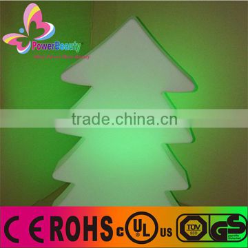 plastic multi color changing magic 3d led decoration christmas tree light for outdoor use