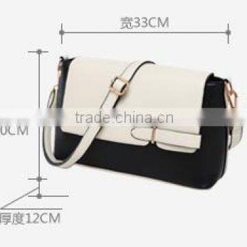 Girls Vintage School Military Shoulder Bag Leather Messenger Bag photo-2