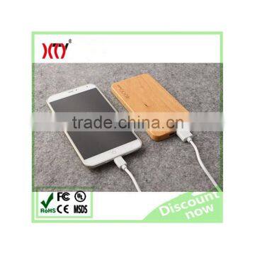 4000mAh Lithium polymer battery wood power bank for digital products