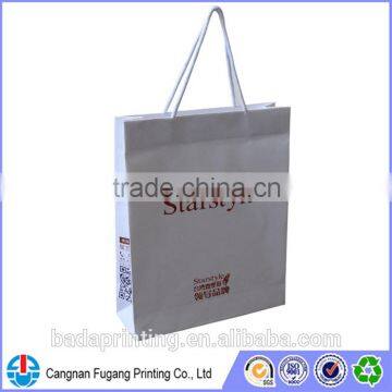 New design luxury branded paper bag for wholesales