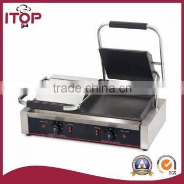professional double plate electric panini grill
