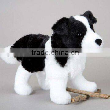 Meadow Border Collie black and white stuffed plush dogs