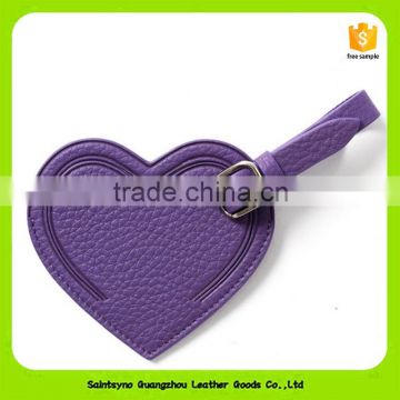 Love Heart Sharp Fake Leather Luggage Checking Tag 16040