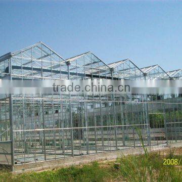 Network Type Kyws 9.6m Glass Greenhouse photo-2