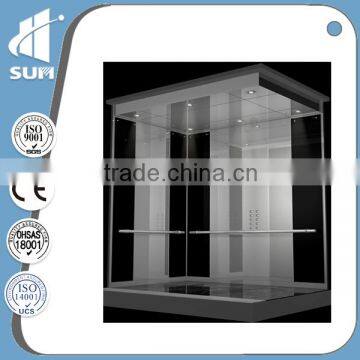 Zhejiang elevator manufacturer glass cabin elevator