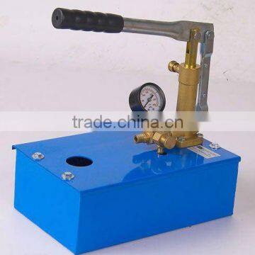 Long brass pump body hand test pump,steel tank,high pressure