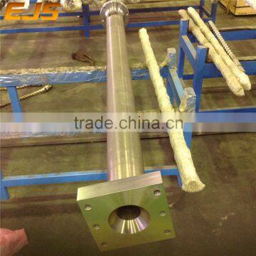 Super-hard Bimetallic extruder single barrel for extruder for pvc blown film molding machine/China extruder