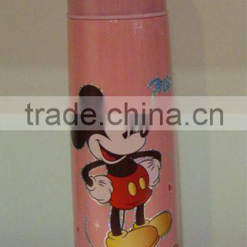 logo printing steel vacuum flask 0.5l