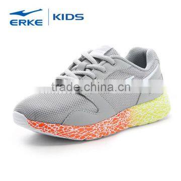 ERKE china wholesale brand lightweight mesh fashion outsole teenage kids sports shoes(Little Kids/Big Kids)