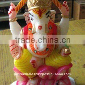 Marble Ganesha Idol Statue