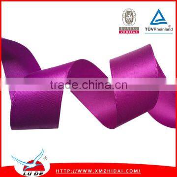 Colorful double sided satin ribbon,polyester satin ribbon