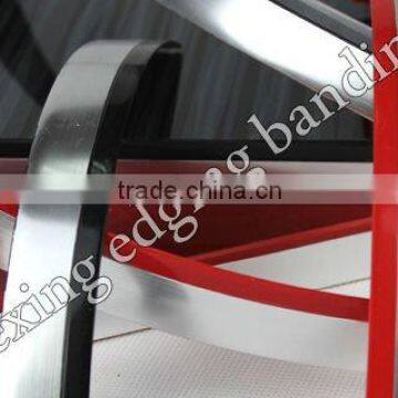 3D Bicolor silver + red Two Colors PVC edge banding