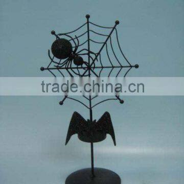 Halloween metal spider tealight holder