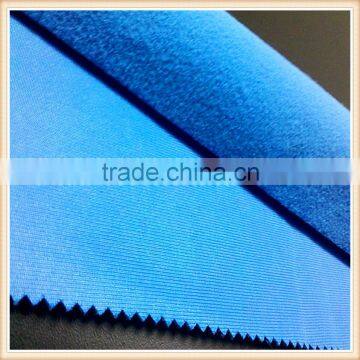 Hot selling 100% polyester 75*75*75D density track suit fabric fleece tricot golden velvet / super poly fabric