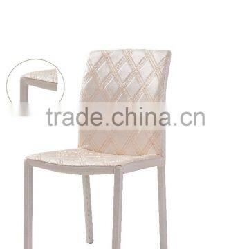 Dinning Chair With PU and High Rebound Sponge and Foam and Iron Legs photo-2