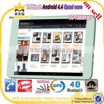 sex video 7.85inch ips hd phone tablet pc with phone call function