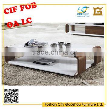 2016 Jane European Design Style white high gloss coffee table