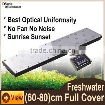 Freshwater fish live led aquarium light red and green cool white 24inch 90w planted freshwater