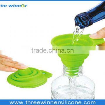 Multi-function Portable Silicone Funnel For Wine