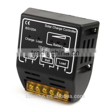 20A Solar Panel Charge Controller Battery Regulator 12V/24V DC Auto Switch