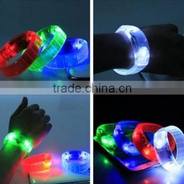 Voice Control LED Light Glows Wristbands / Voice control Bracelet / flashing bracelet