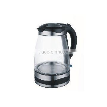 1.5L Stainless Steel Glass Electric Kettle With Temperature Control &Blue LED Light Suitable for Daily Use