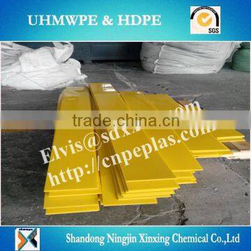 hdpe extruded wear strip/UHMWPE chain guide strips/plastic Engineering wear strip