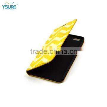 2015 New Design Ripple Pattern Colorful Leather Case For Pantech PT003 With Magnet Close up