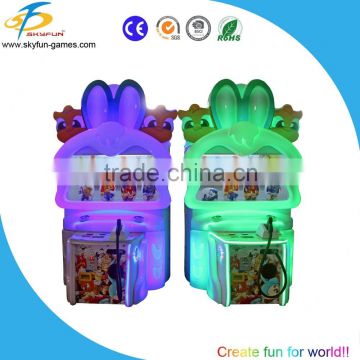 Commercial skill coin pusher game machine for slaes