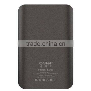 Cager B13 7800mAh Smart Power Bank External Battery Dual USB for IPhone/for IPad/for Samsung/for HTC/Xiaomi photo-2
