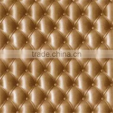 2015 Embossing PVC 3d Leather Wallcovering / Wallpaper photo-5