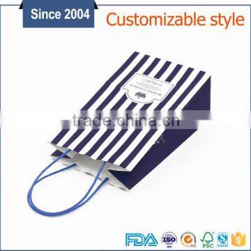 Customized Reusable Printing Wine Gift Paper Bag With Handle photo-6