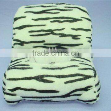 Plush Zebra sofa phone holder