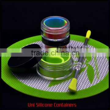 customized small bamboo lid for sticky wax product container storage