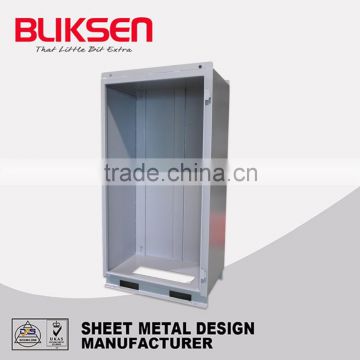 Industrial electronic aluminum packing box/enclosure with hinge