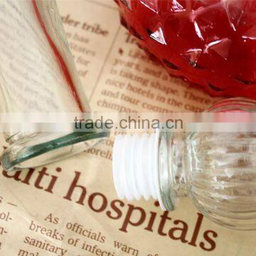 Big Bottom Wine Glass Bottle With Cork Lid photo-3