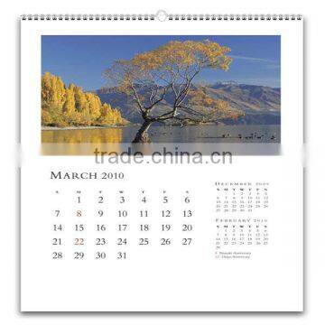 Calendar,2016 Wall Calendar,Wall Calendar