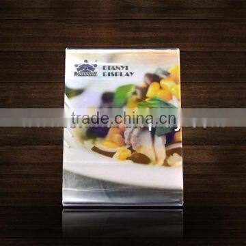 China Factory Direct Reataurant Menu Card Holder Acrylic Display for Counter photo-2