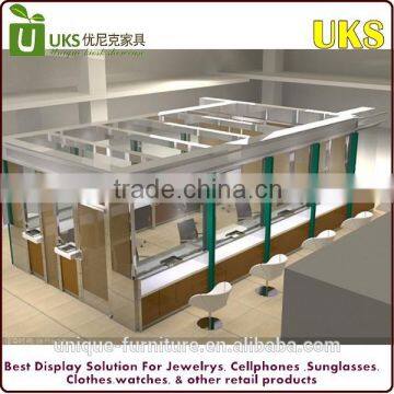 Modern showcase for jewelry shop/ jewelry shopping mall kiosk