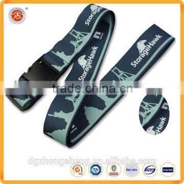 Customized Luggage Strap With Scale And Lock, Polyester Luggage Scale Belt